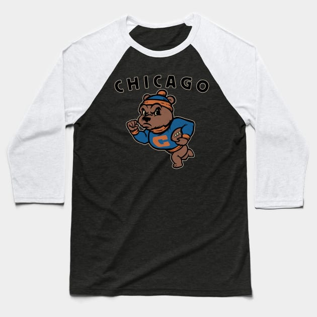 Vintage Bears Mascot Baseball T-Shirt by harebrained